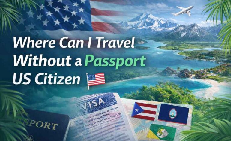 where can i travel without a passport us citizen